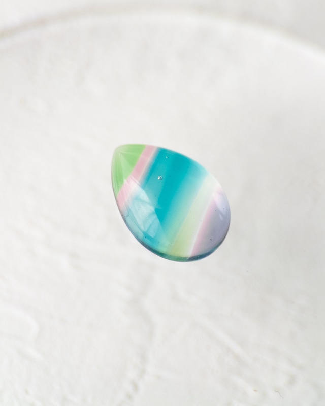 ペアシェイプカボション 18×13mm #81【硝子の宝石】