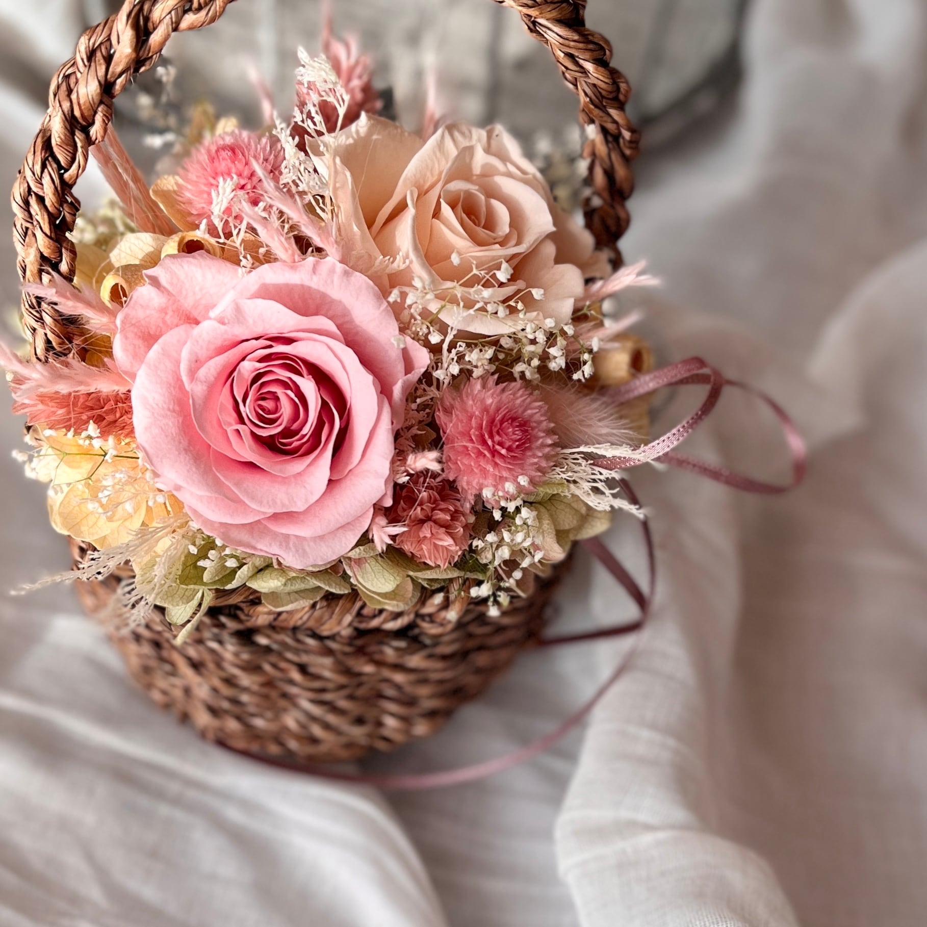 ドライフラワー】花束 スワッグ ブーケ black | プリザーブドフラワー