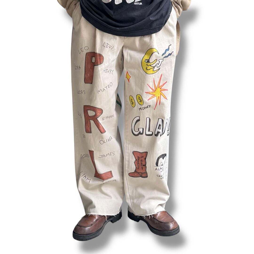 【POLO RALPH LAUREN】ラルフローレン メモリアルパンツ　ペイント RALPH LAUREN】HAND PAINT DESIGN MEMORIAL PANTS / ラルフローレン