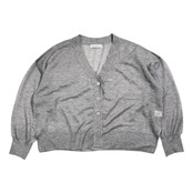 A DAY IN THE LIFE アデイインザライフ ラメ感 Vネック ニット カーディガン /グレー系 レディース ユナイテッドローズ