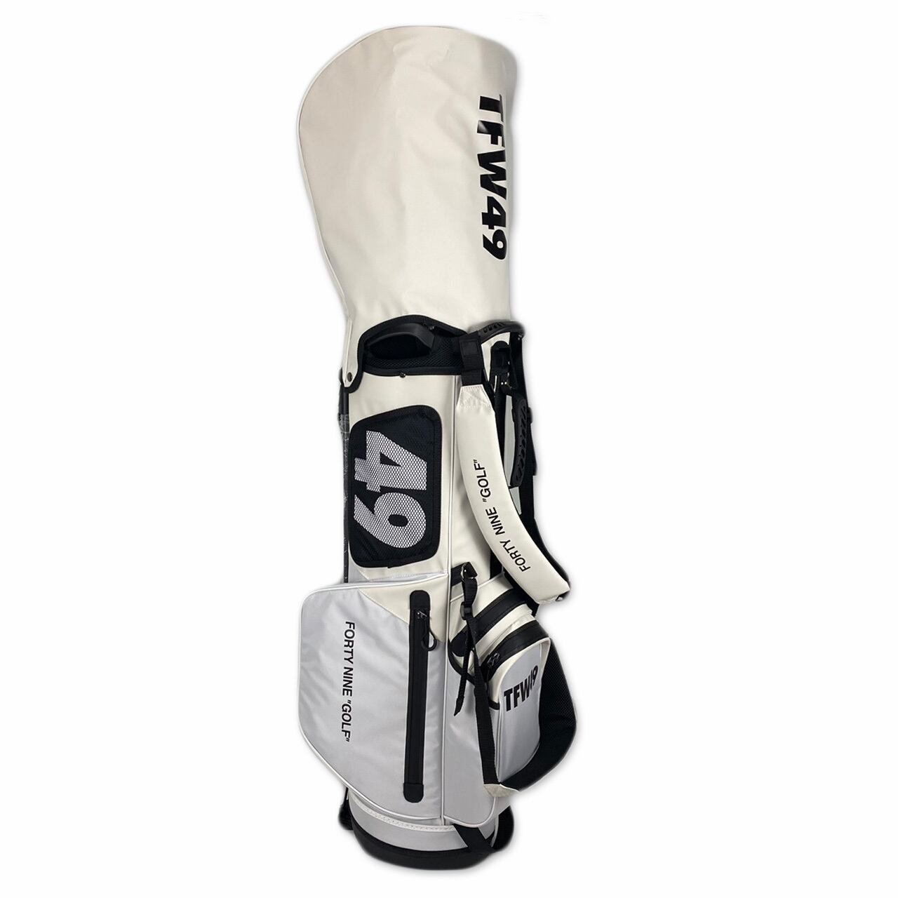 ゴルフバッグ・キャディバッグ TFW49 LUXURY LEATHER SHOULDER BAG WHITE TFW49 - 【銀行振込・代金引換不可】【返品・交換不可】 CADDIE BAG