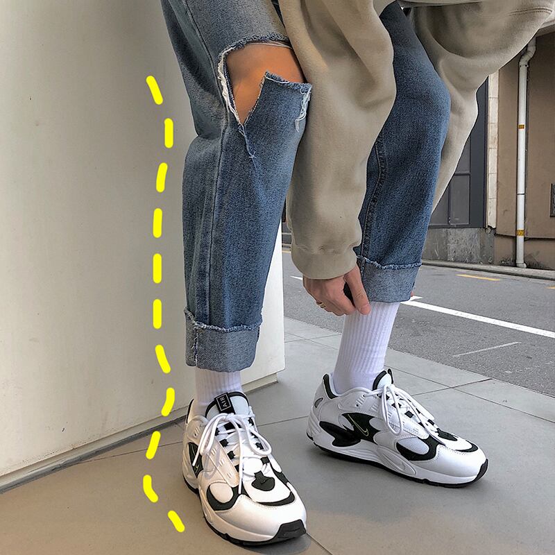 全1色 デニム パンツ ストレート カジュアル 無地 おしゃれ