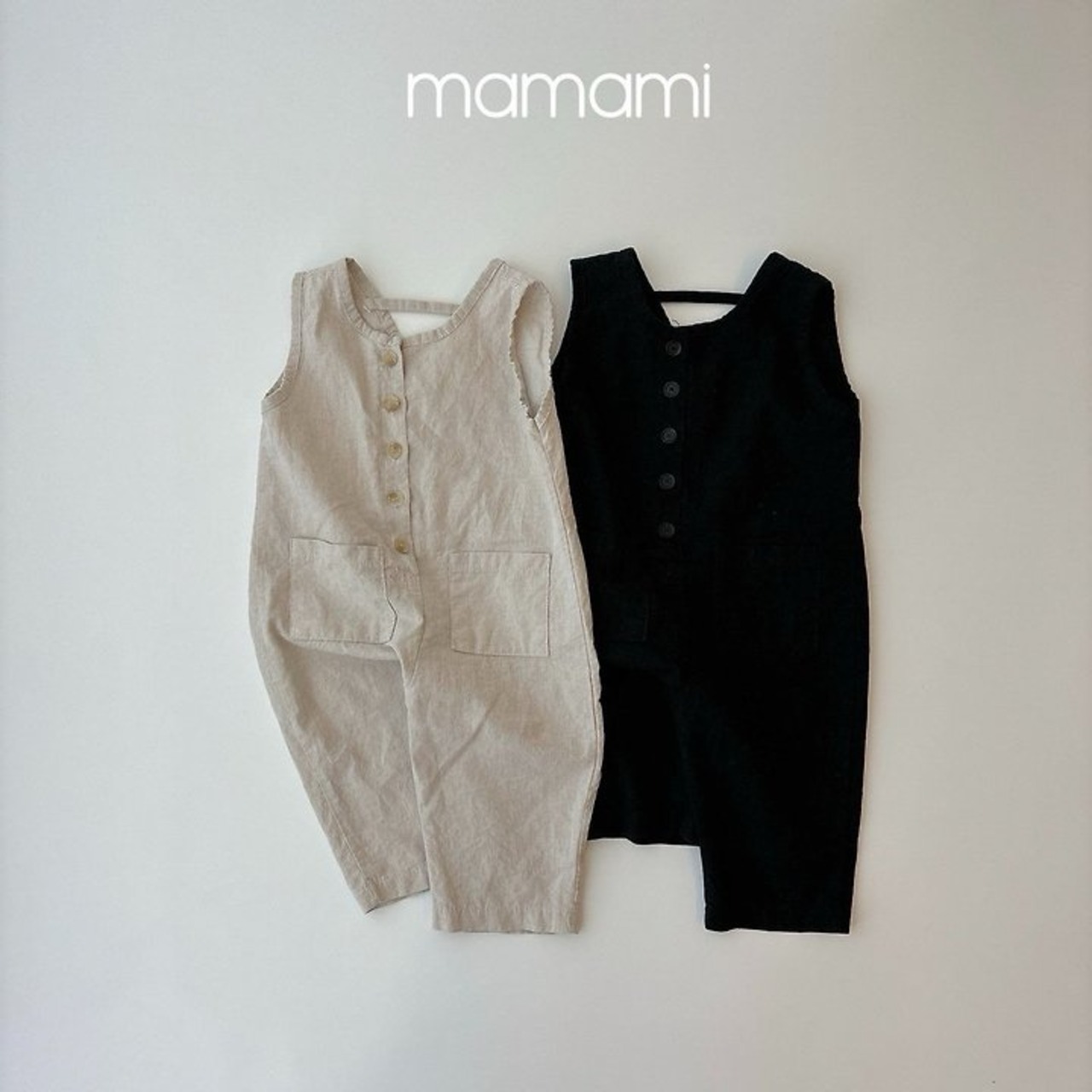 [mamami] Button Jump Bodysuit / [마마미] 버튼점프슈트