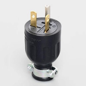 【人気】アメリカン電機 平刃形 ゴムプラグ 接地2P20A125V 7212GR