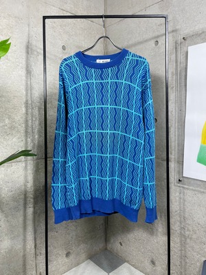 "EURO" graphic cotton knit