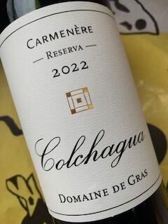 レゼルヴァ カルメネール　2022　ドメーヌ・デ・グラス　赤ワイン