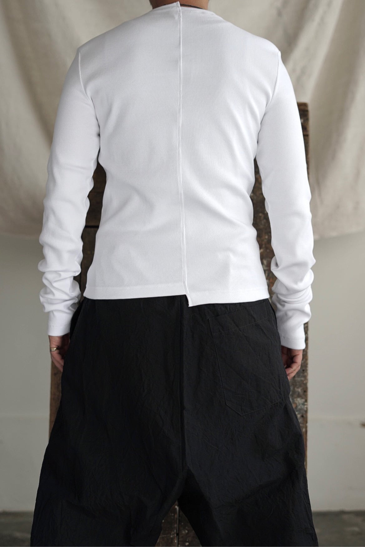 CHRISTINA SEEWALD - LONG SLEEVE T-SHIRT, BASICS / WHITE | Brownie