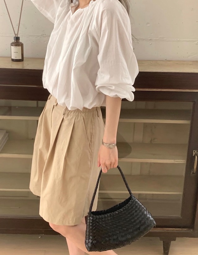 (予約) taffeta / Sophia blouse