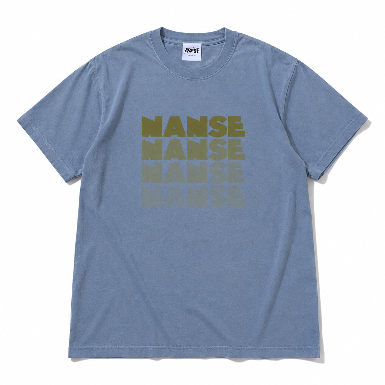 NANSE Gotsu Logo T-Shirt / Blue Jean | NANSE OFFICIAL ONLINE STORE