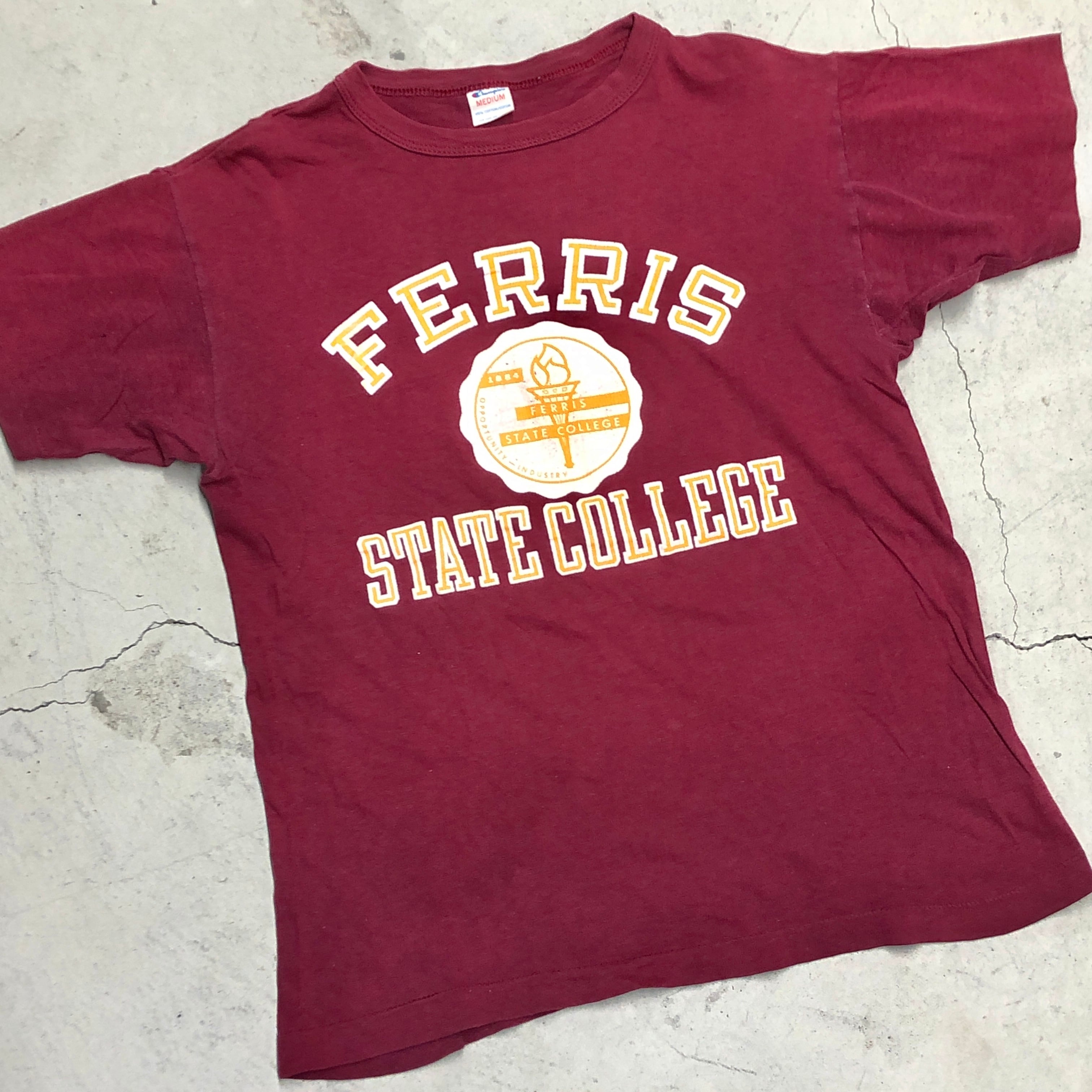 1980S CHAMPION TEE BURGUNDY M 