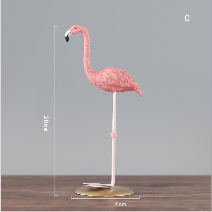 ピンクのフラミンゴオブジェ 置物 | Russel 海外インテリアセレクト
