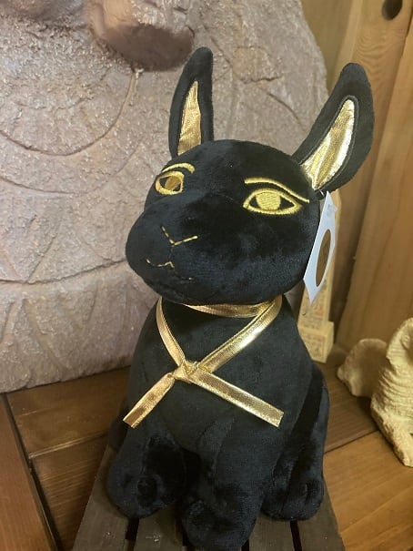 大英博物館アイテム】アヌビス神 ぬいぐるみ 大 【エジプシャン