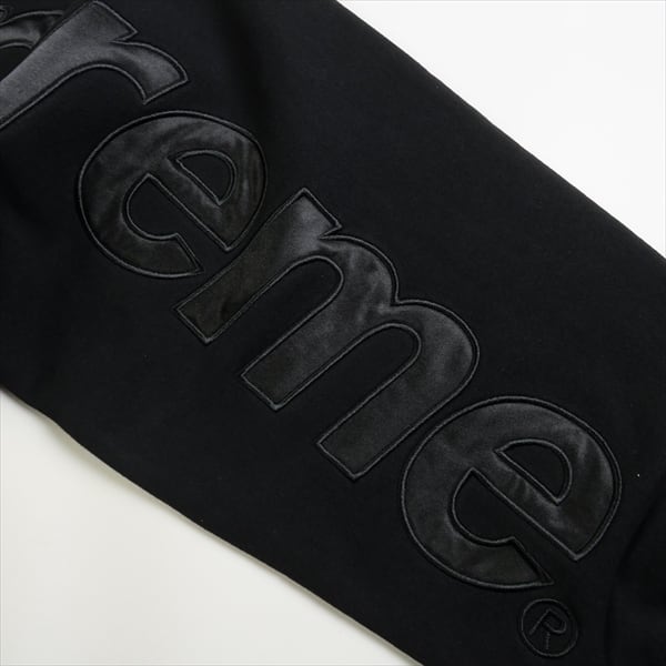 Size【M】 SUPREME シュプリーム 23AW Satin Applique Sweatpant Black