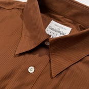 CASTELBAJAC カステルバジャック SHIRTS ストライプ 長袖シャツ ドレスシャツ サイズ LL /メンズ/ブラウン/C-OS2700