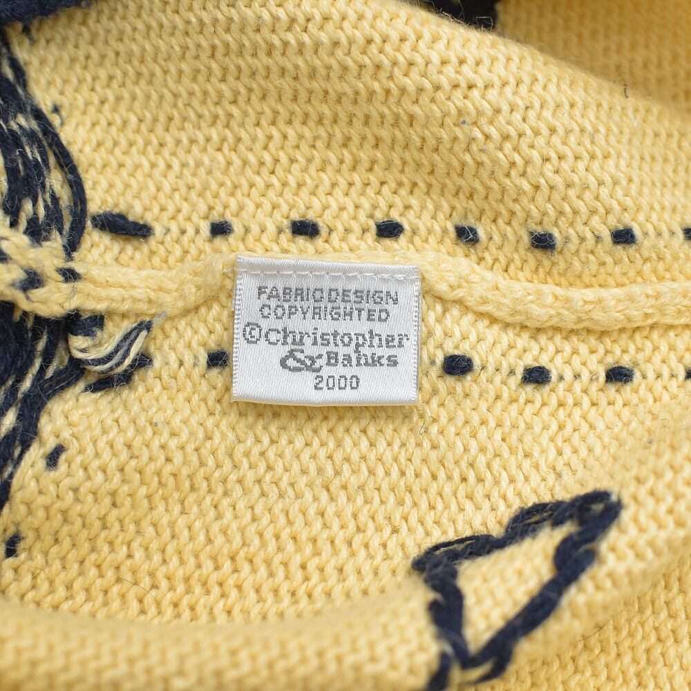 00s Christopher & Banks アニマル 刺繍デザイン セーター 00s Christopher & Banks アニマル 刺繍デザイン セーター