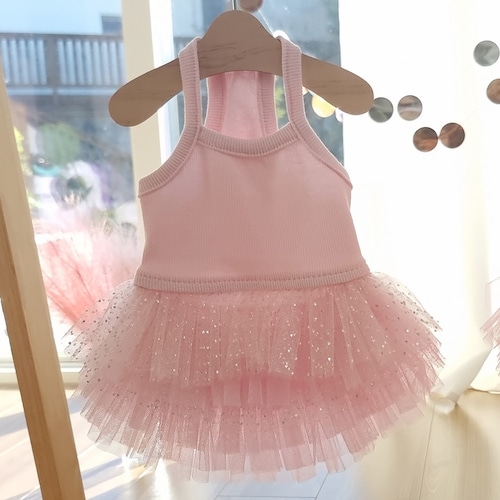 一部即納 Pure color tutu ピンクパール