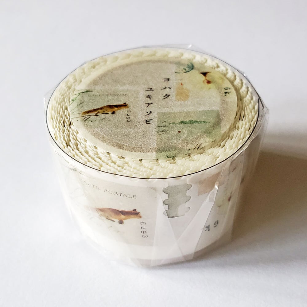 ヨハク ロールフレークシール ユキアソビ FR-001 キタキツネ