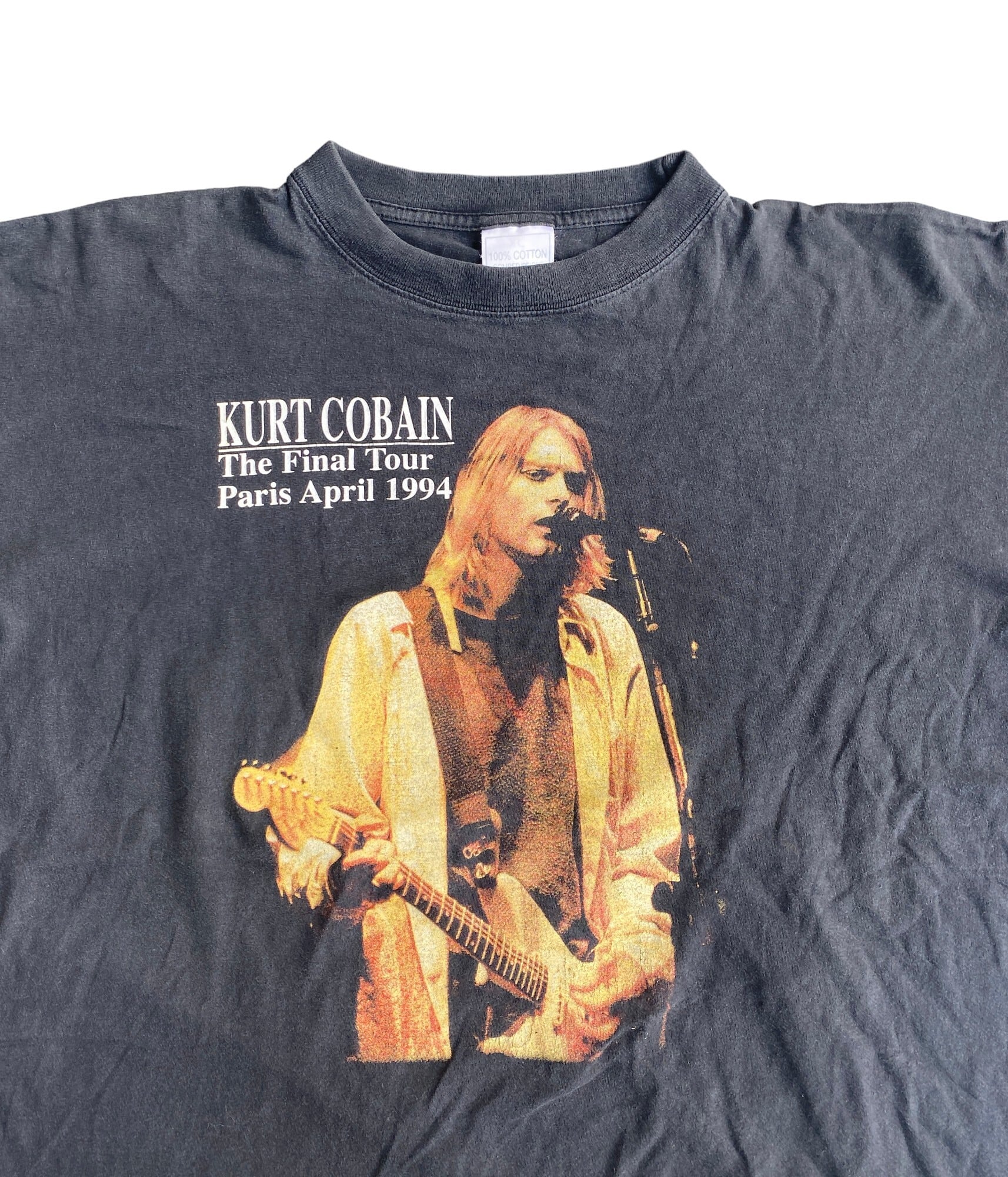 Vintage 90s XL Rock band T-shirt -KURT COBAIN - | BEGGARS BANQUET 