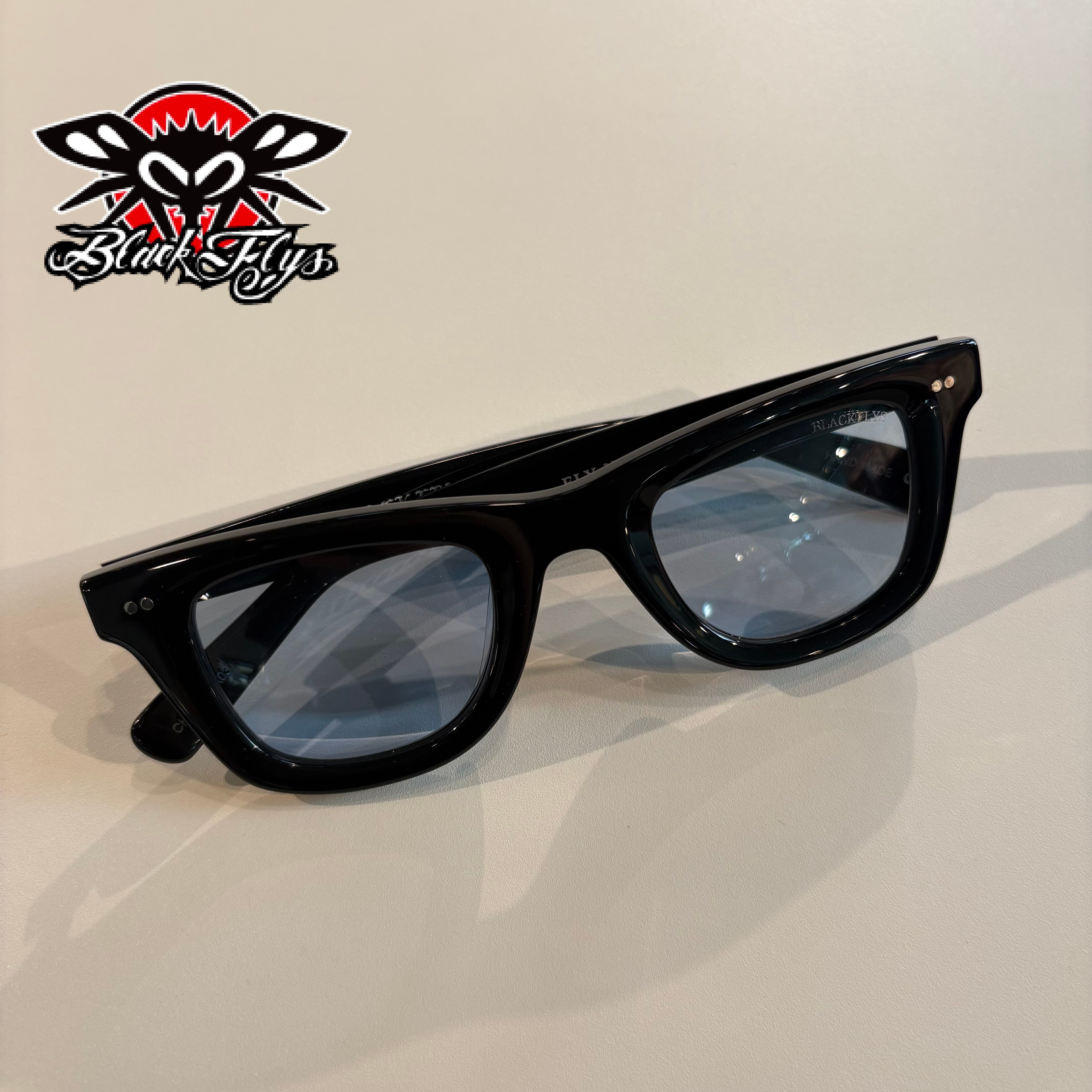 BLACK FLYS サングラス FLY HUNTER ブラック×ブルーミラー 偏光レンズ
