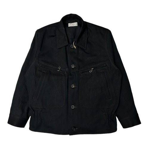 【gourmet jeans】DENIM TRUCKER(BLACK)〈国内送料無料〉