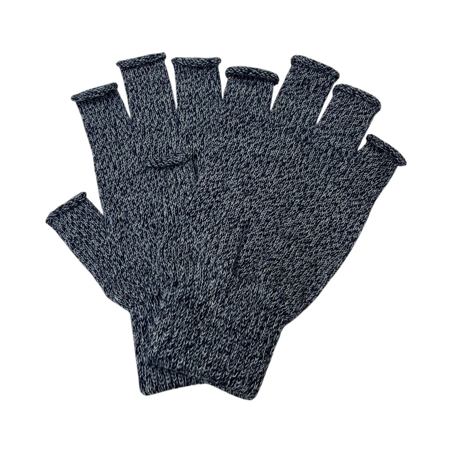 【O-】FINGERLESS GLOVE(HEATHER NAVY)〈国内送料無料〉