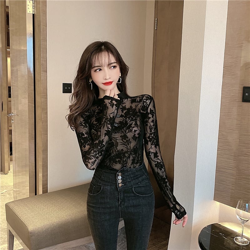 トップス シャツ · ブラウス セクシー チャイナ風 女性らしい スタンド