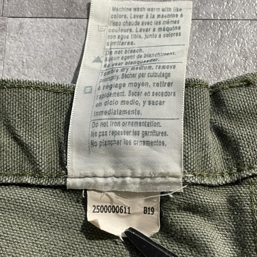 モスグリーン ダブルニー Carhartt B136 MOS 34×30 詳細写真13