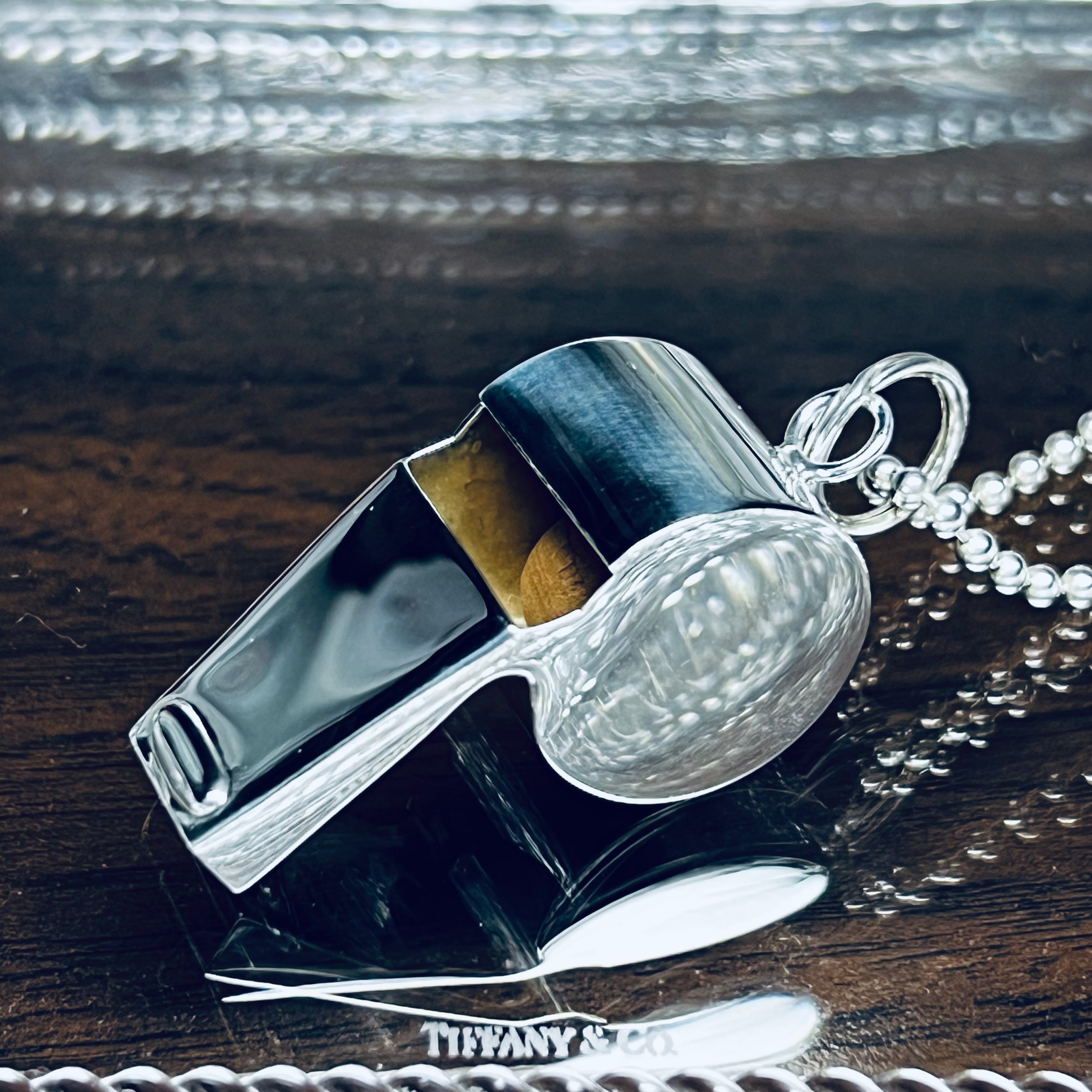 VINTAGE TIFFANY & CO. Whistle Pendant Long Necklace | ヴィンテージ ...