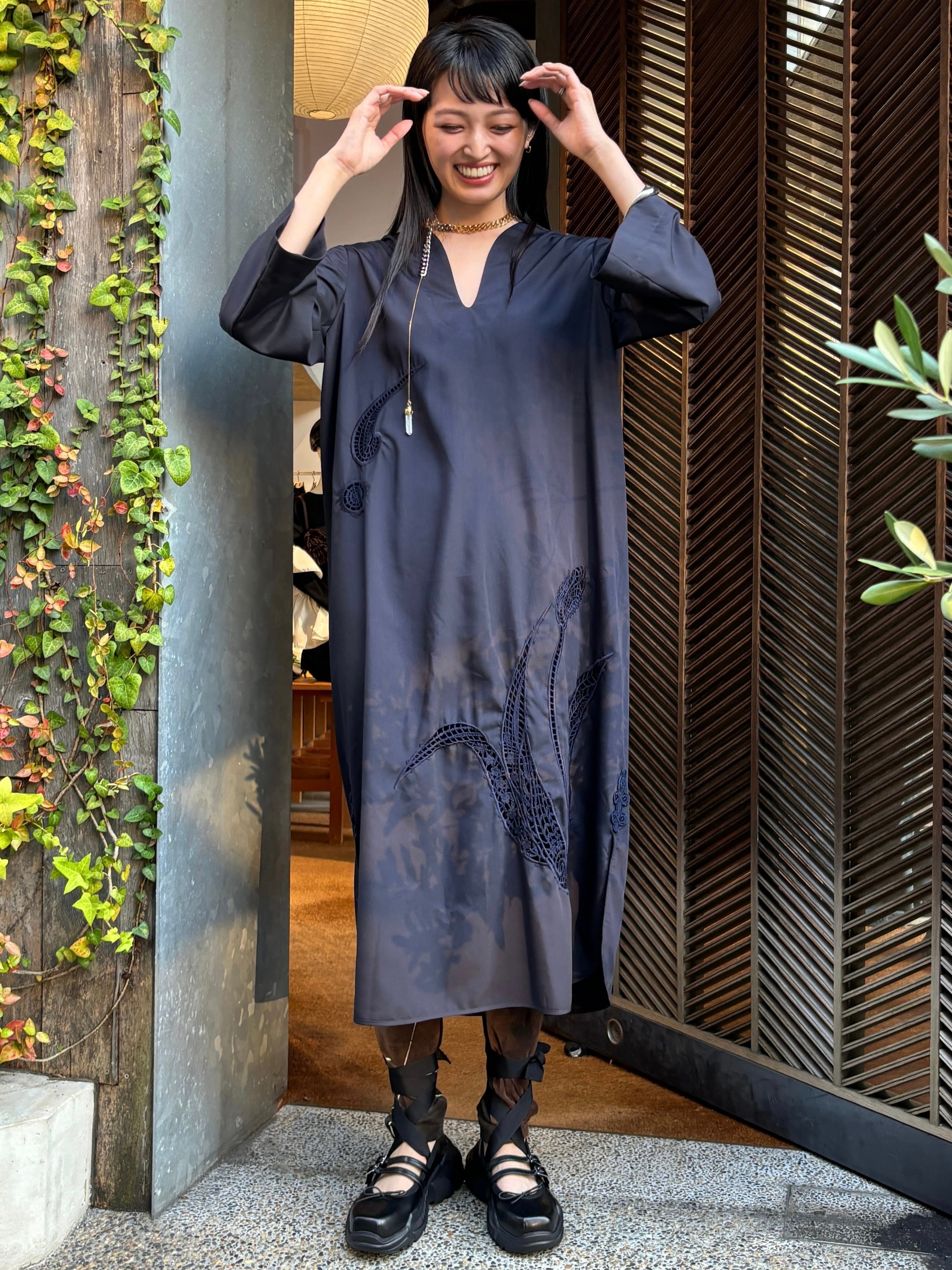 新品】Mame Kurogouchi 広がっ マメクロゴウチ/24SS ワンピース 