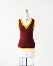 〈DRIES VAN NOTEN〉V neck vest