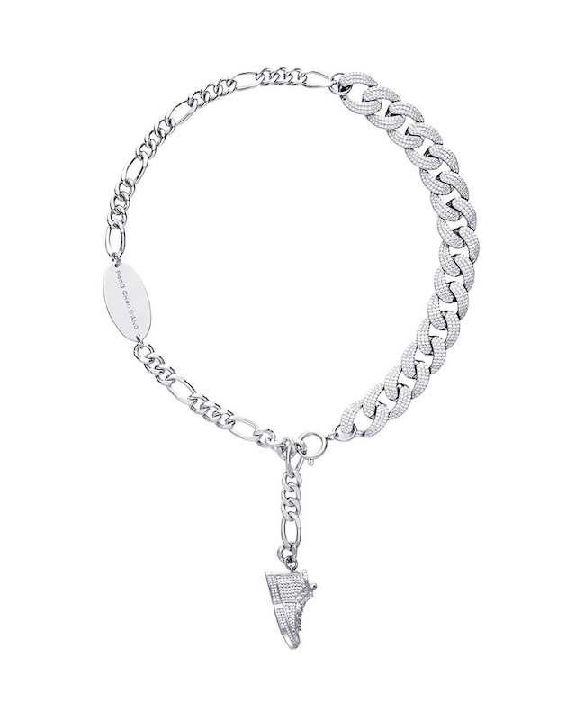 FENG CHEN WANG / METAL SHOES DIAMOND NECKLACE