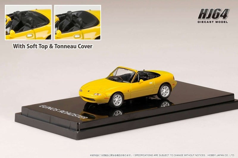 ホビージャパン 1/64 マツダ ユーノスロードスター（NA6CE） J-LIMITED