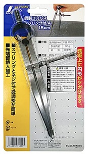 シンワ測定(Shinwa Sokutei) 鋼製コンパススプリング付 73059