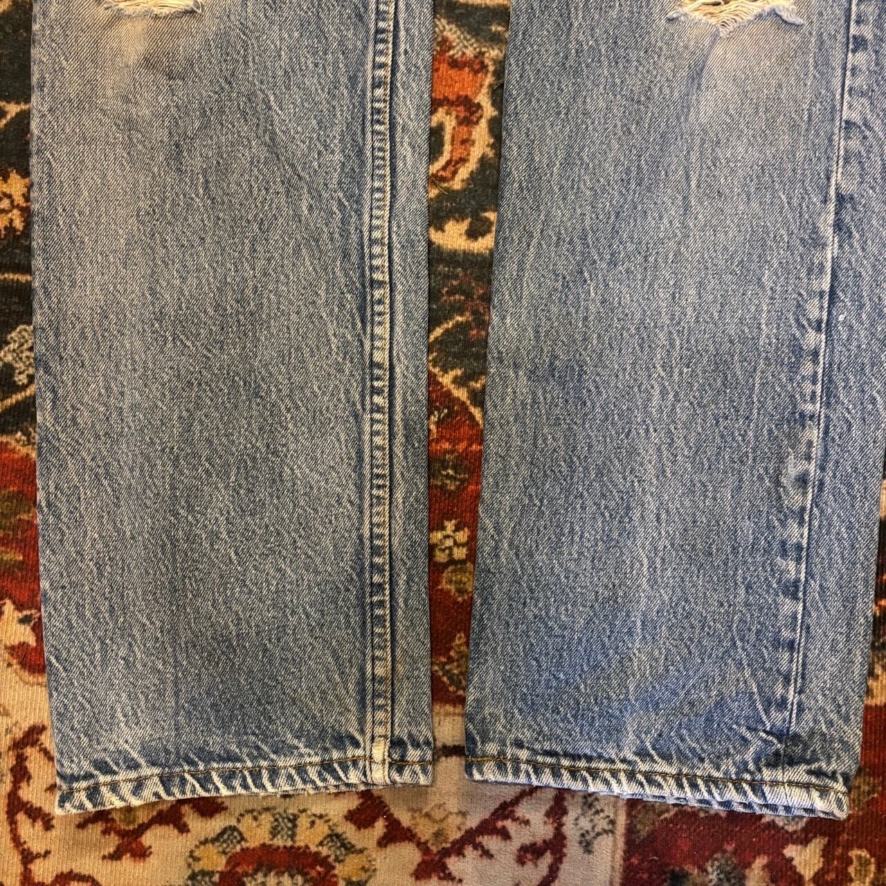 80s USA製 Levi's 501 ハチマル 後期 デニムパンツ W33 L36 W80cm