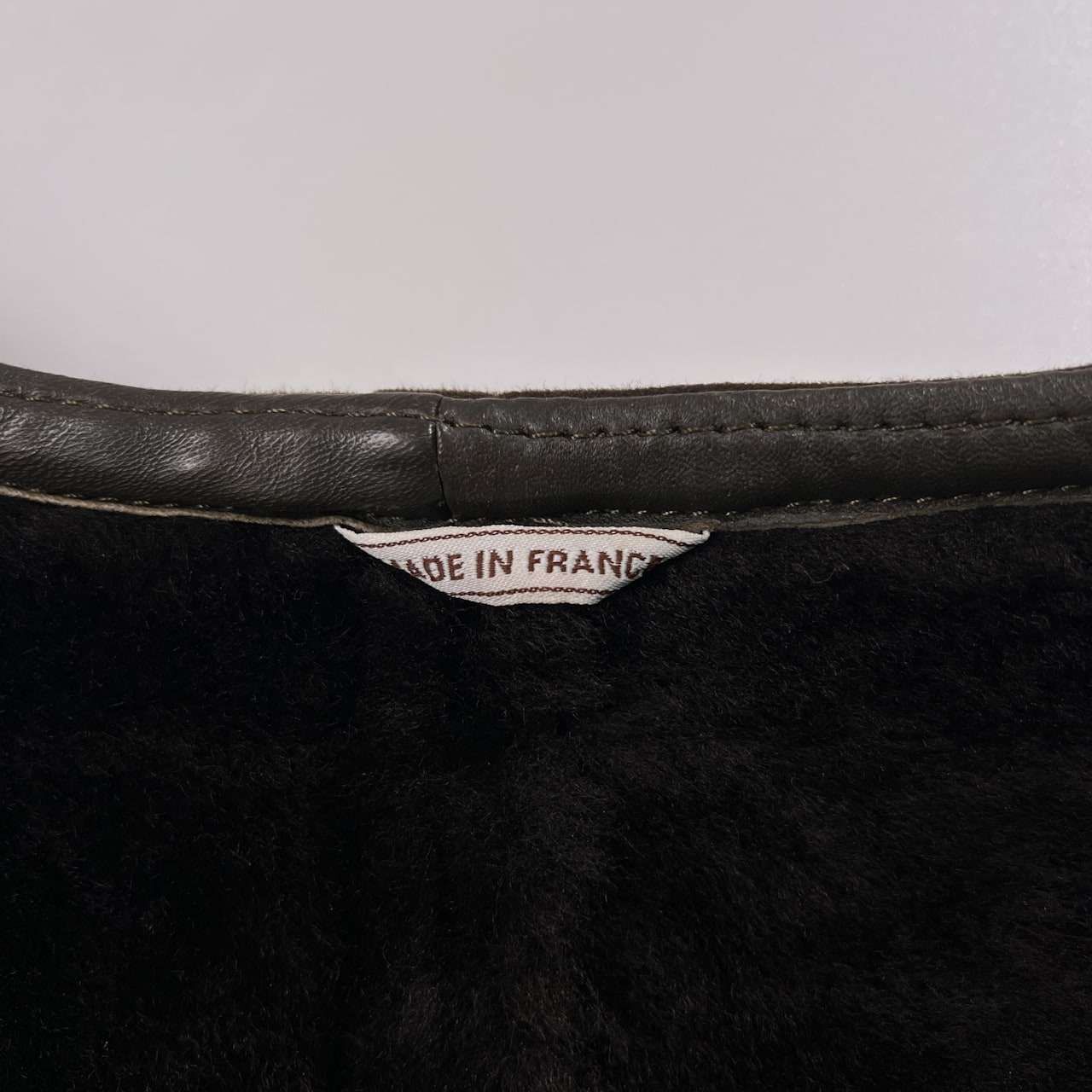 80-90s フランス製 half moon メンズビギ ムートン ショート ジャケット サイズ 40 /ビンテージ