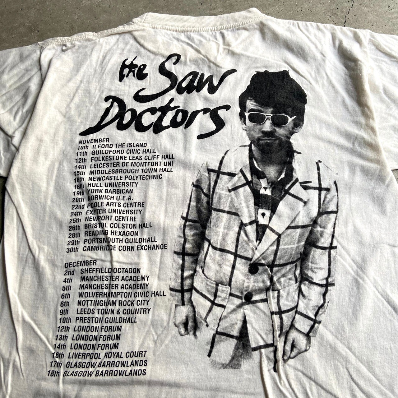 80〜90年代 The Saw Doctors バンドTシャツ メンズL相当 古着 ソー 