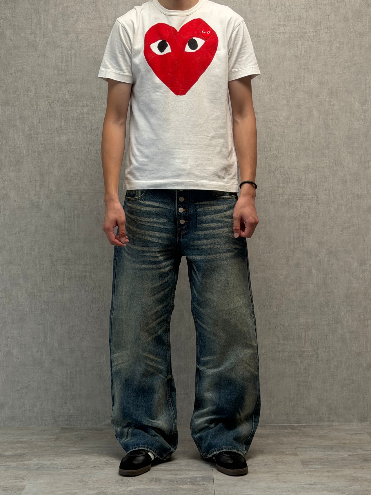 Rebel Fade Wide Denim
