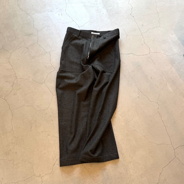 SEVEN BY SEVEN　FATIGUE PANTS -Powder melton-