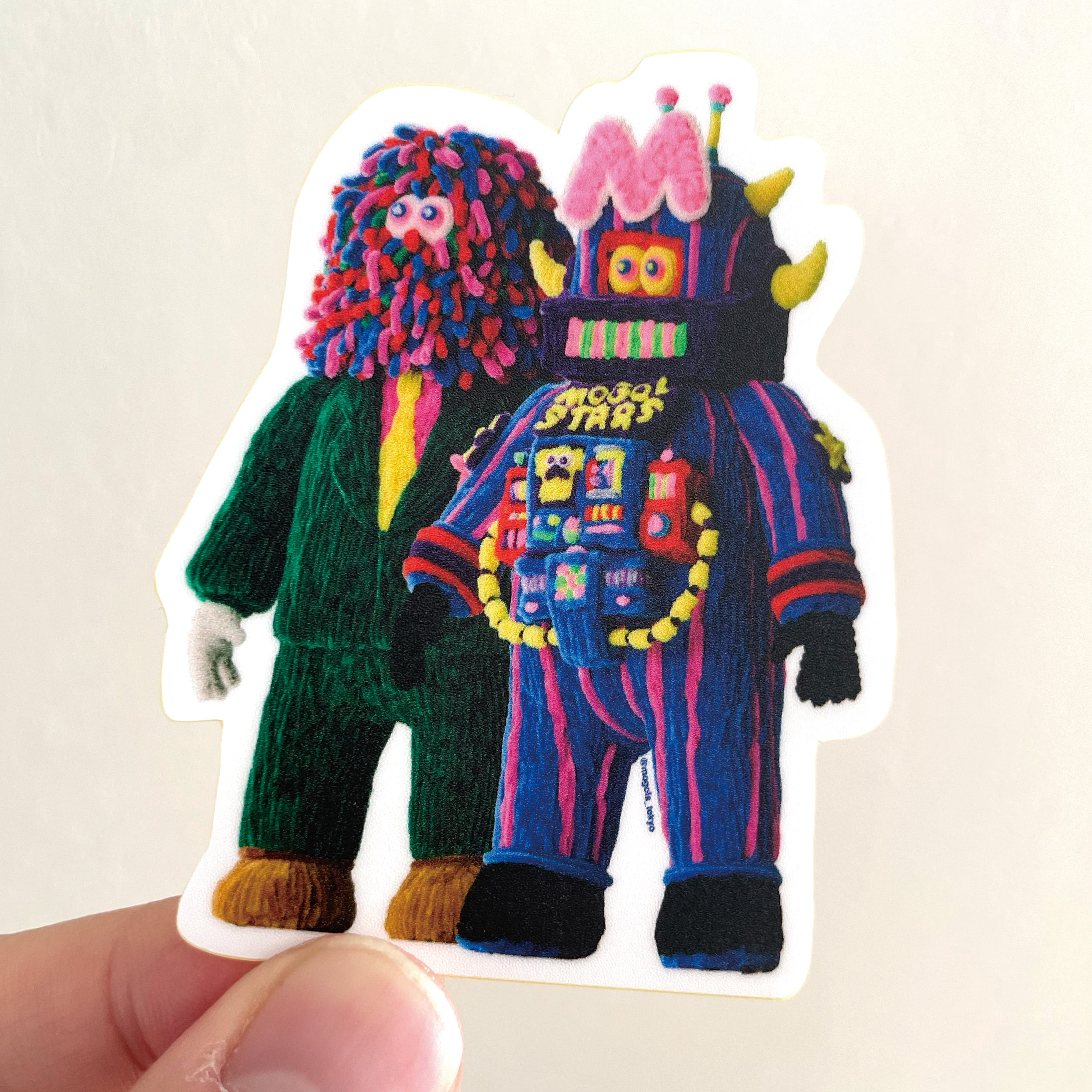 ステッカー モールアートマン&モーミシェルピロト | TAKUMA FUJISAKI