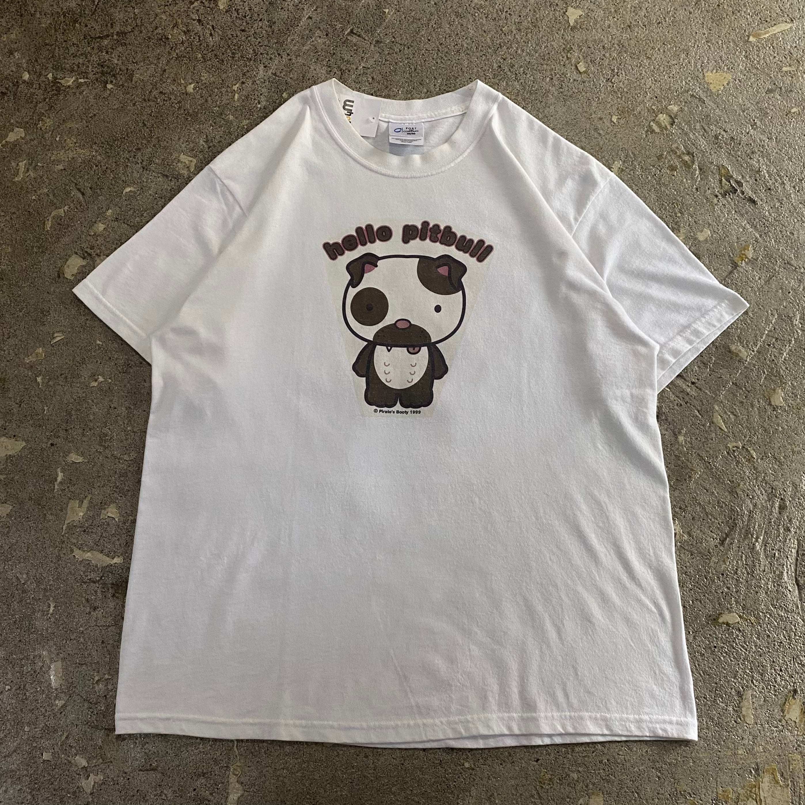 00s Hello pitbull T-shirt【仙台店】