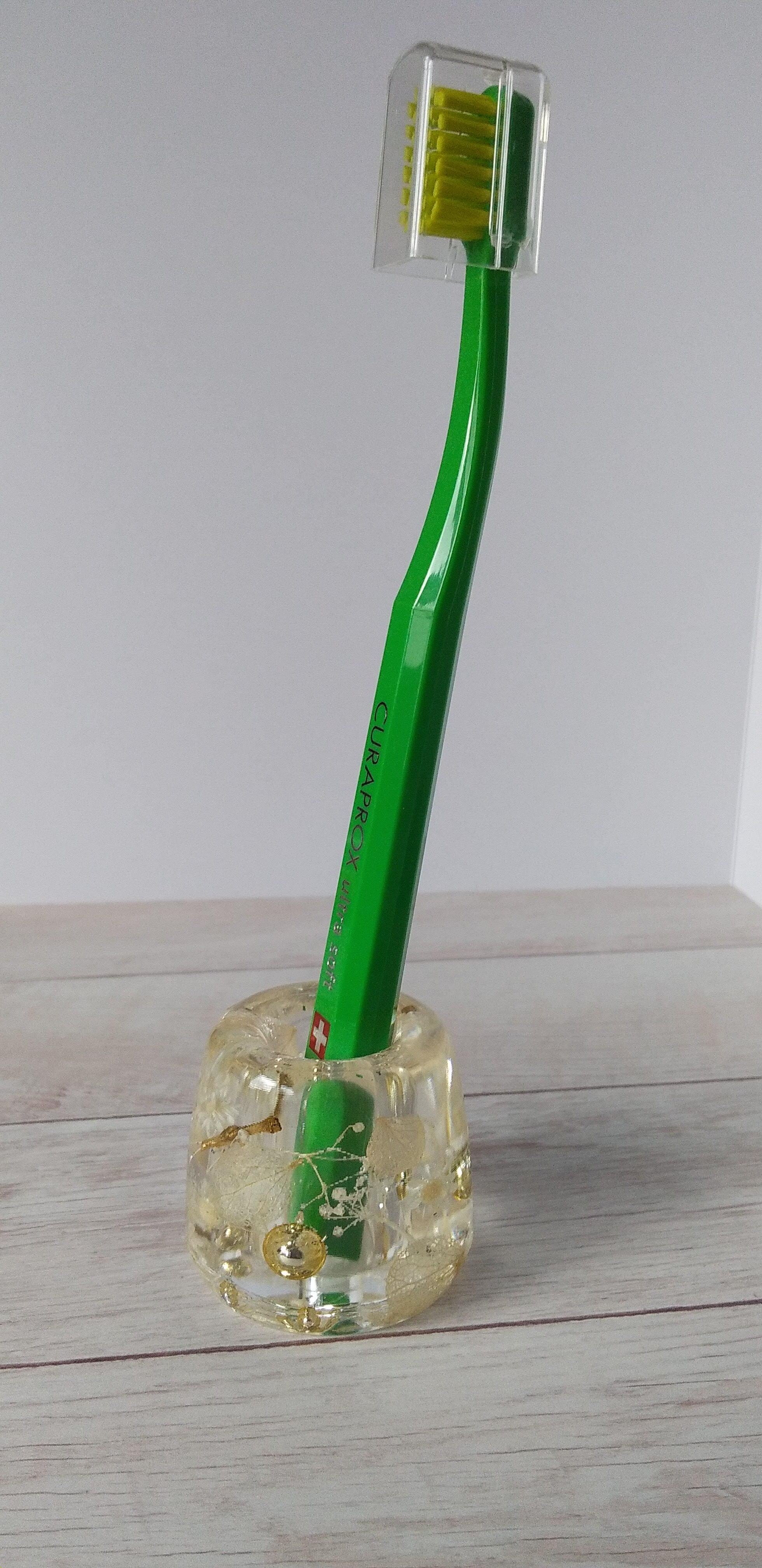 ハーバリウム　歯ブラシスタンド　～白系～