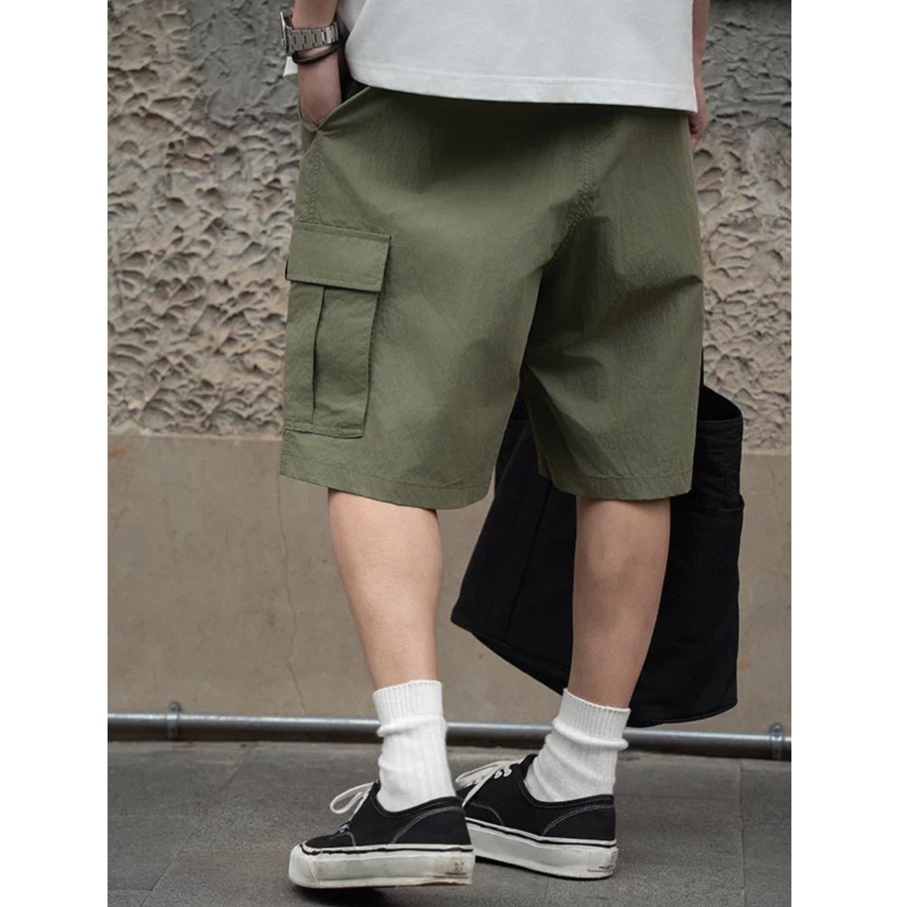 Belted cargo pocket shorts 1435 - 10