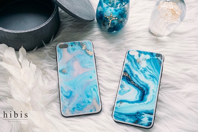 water marble case/ plus XR Xs Max【受注制作】