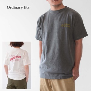 【SALE 30%OFF】ordinary fits [オーディナリーフィッツ] BARBECUE SAUCE  [OF-C039] バーベキューソース・T-SHIRTS・Tシャツ・半Ｔシャツ袖・オーバーサイズ・ビンテージ・古着風　LADY'S [2022SS]