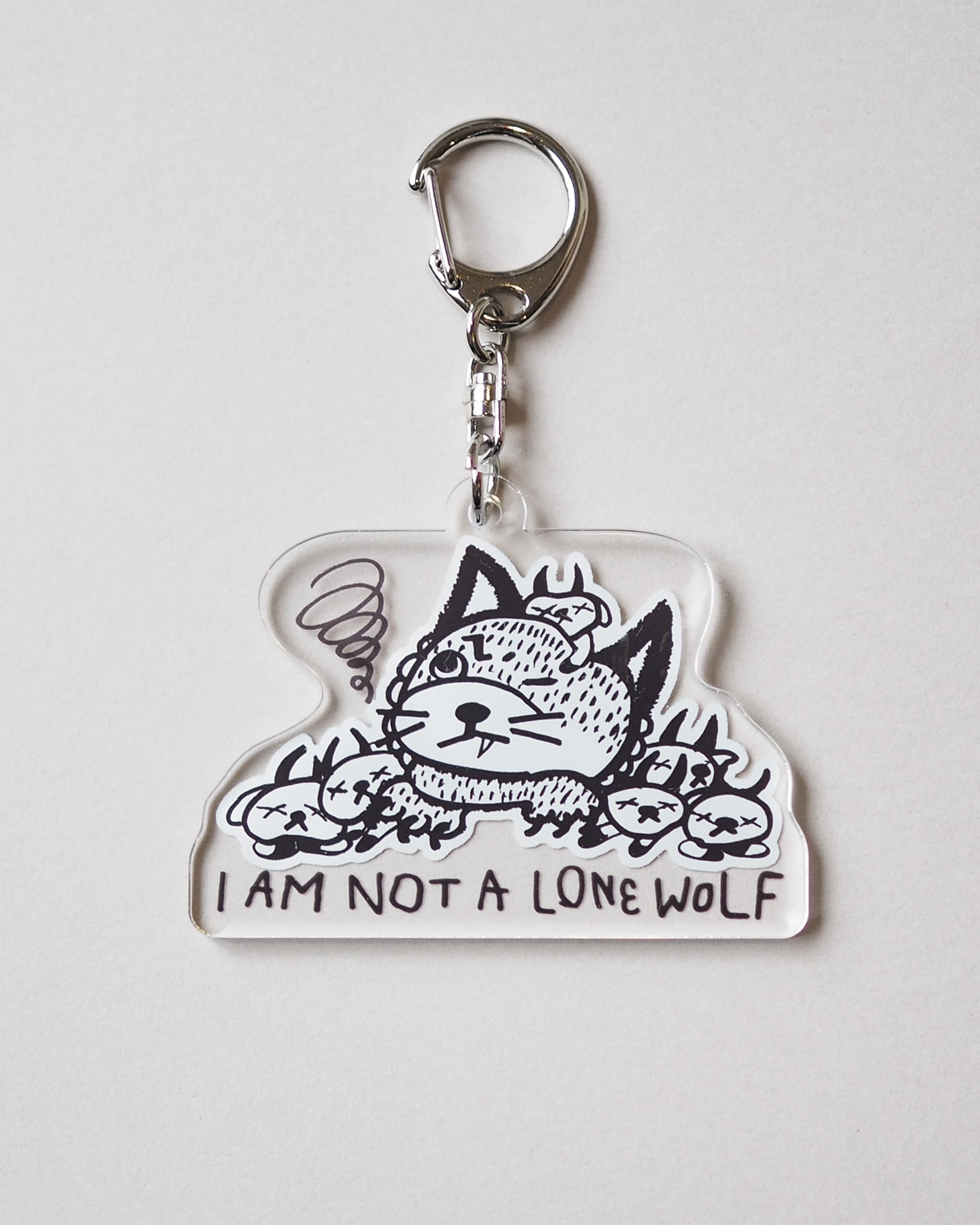 キーホルダー・アクリルキーホルダー wolf オオカミくん アクリルキーホルダー | AMIMAL