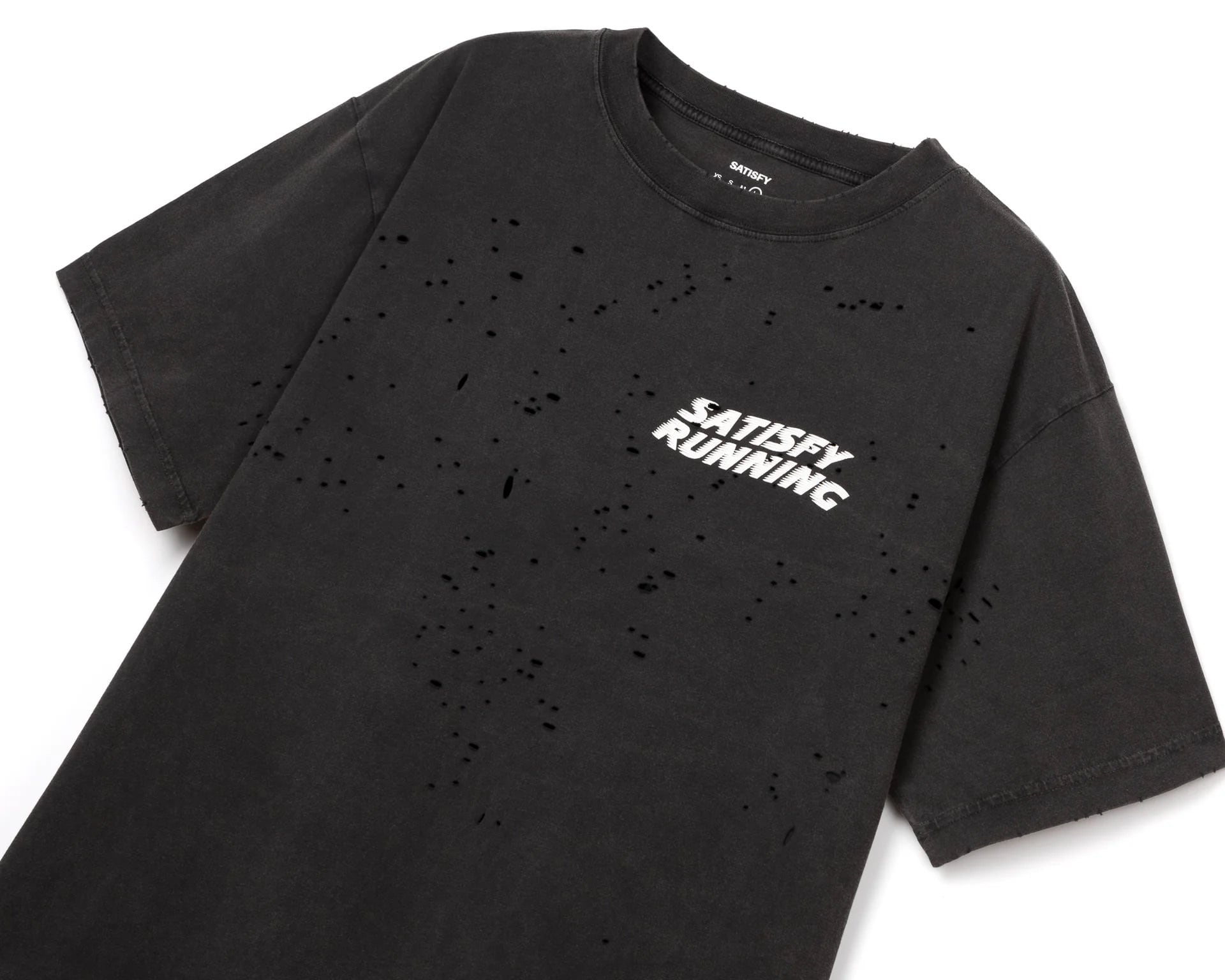 SATISFY MothTech T-Shirt Aged Black WA 11006-00A08 | BEST PACKING