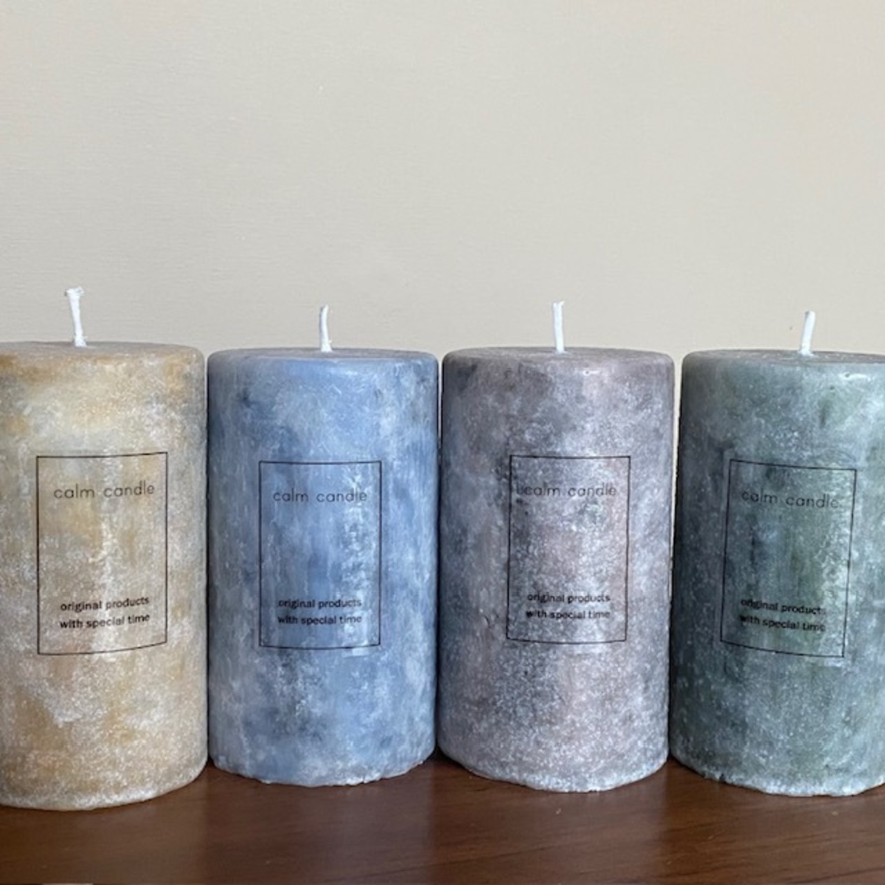 calm candle : texture candle