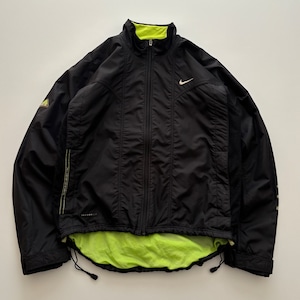 -USED- ACG ZIP-UP JACKET -BLACK,LIME- [XL]