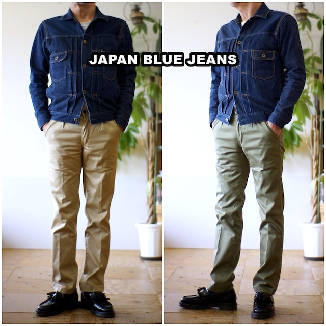 JAPAN BLUE JEANS(ジャパンブルージーンズ NEW SLIM TROUSERS ストレッチ　スリムトラウザー　JPT1010M35
