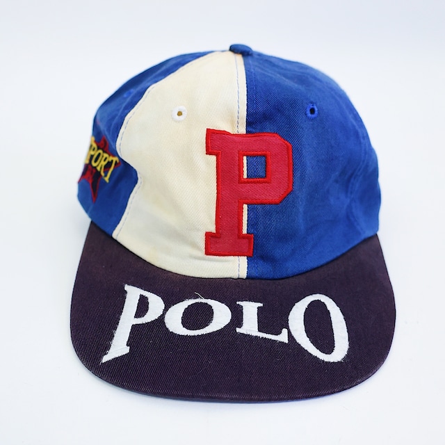 POLO BY RALPH LAUREN  P LOGO 6PANEL CAP